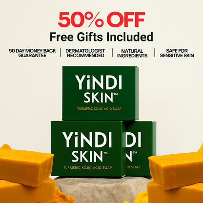 Aboriginal Turmeric & Kojic Acid Brightening Soap – Erases Dark Spots & Scars Fast